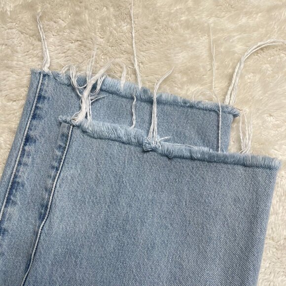 FRAME Women's Light Blue Le Jane Ankle Leg Cotton Jeans Size 29x24'' - Picture 10 of 13